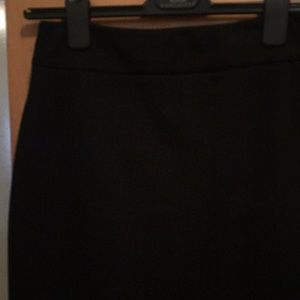 Black pencil skirt in soft fabric